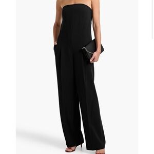 Vince Black Strapless Jumpsuit
